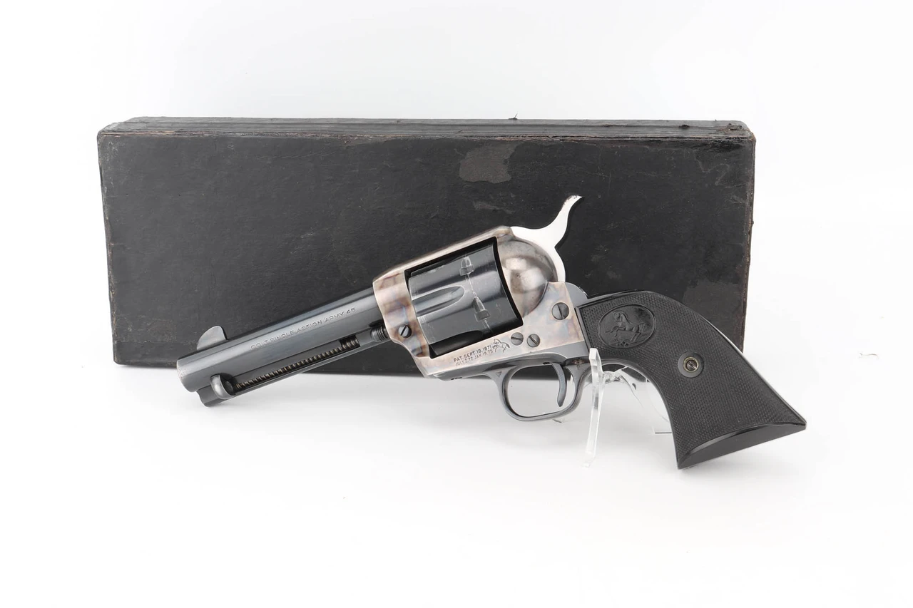 1960 2nd Gen Colt Single Action Army .45 Colt revolver - shown with its original box
