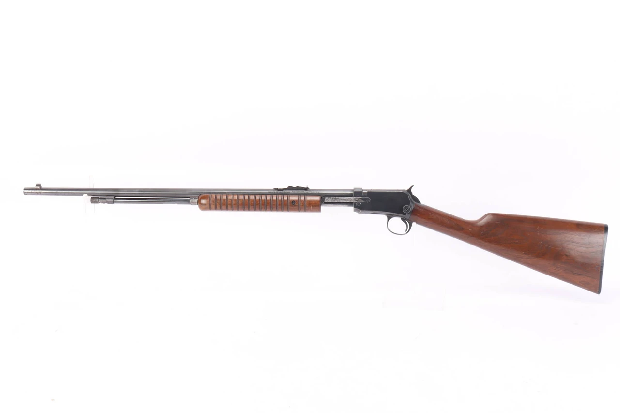 1951 Winchester Model 62A .22 slide action rifle - full left side view