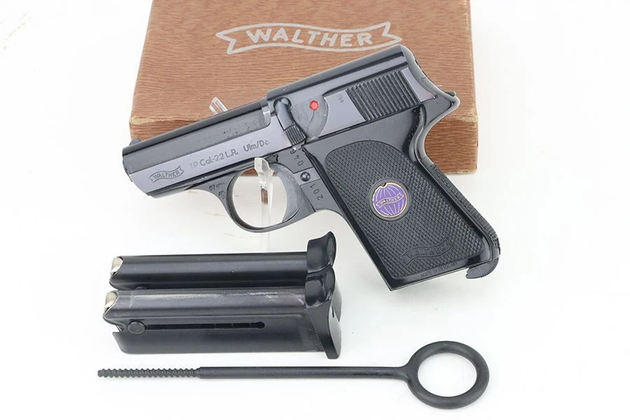 Mint, Boxed 1967 Walther TP - .22 LR - Box, Gun, Magazines and Cleaning Rod
