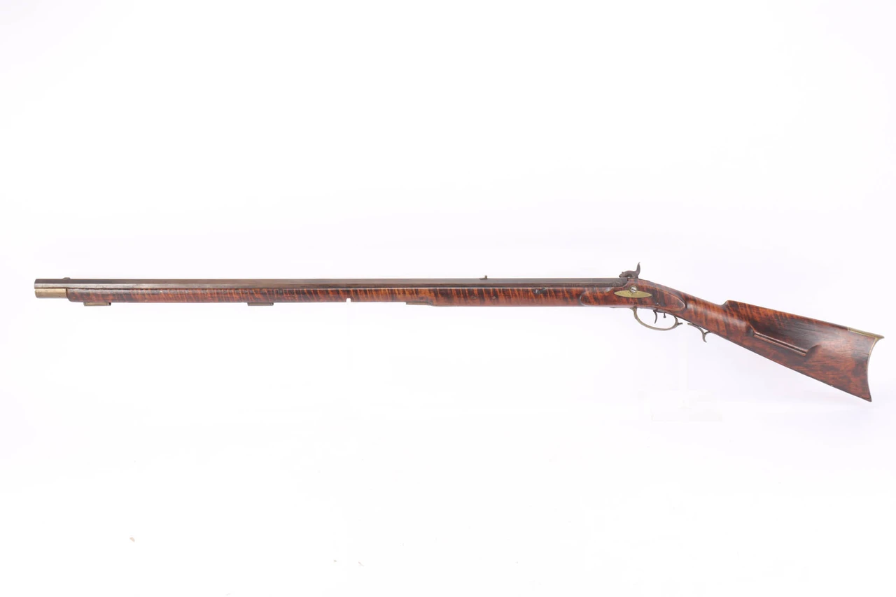 Antique Sowers & Smith Pennsylvania percussion rifle - left side view