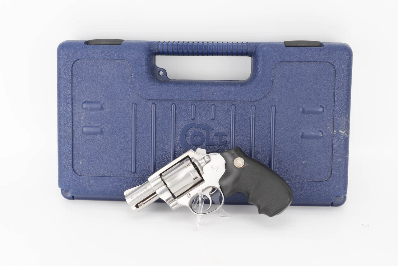 Minty Colt Magnum Carry .357 Magnum revolver with original Colt hard case
