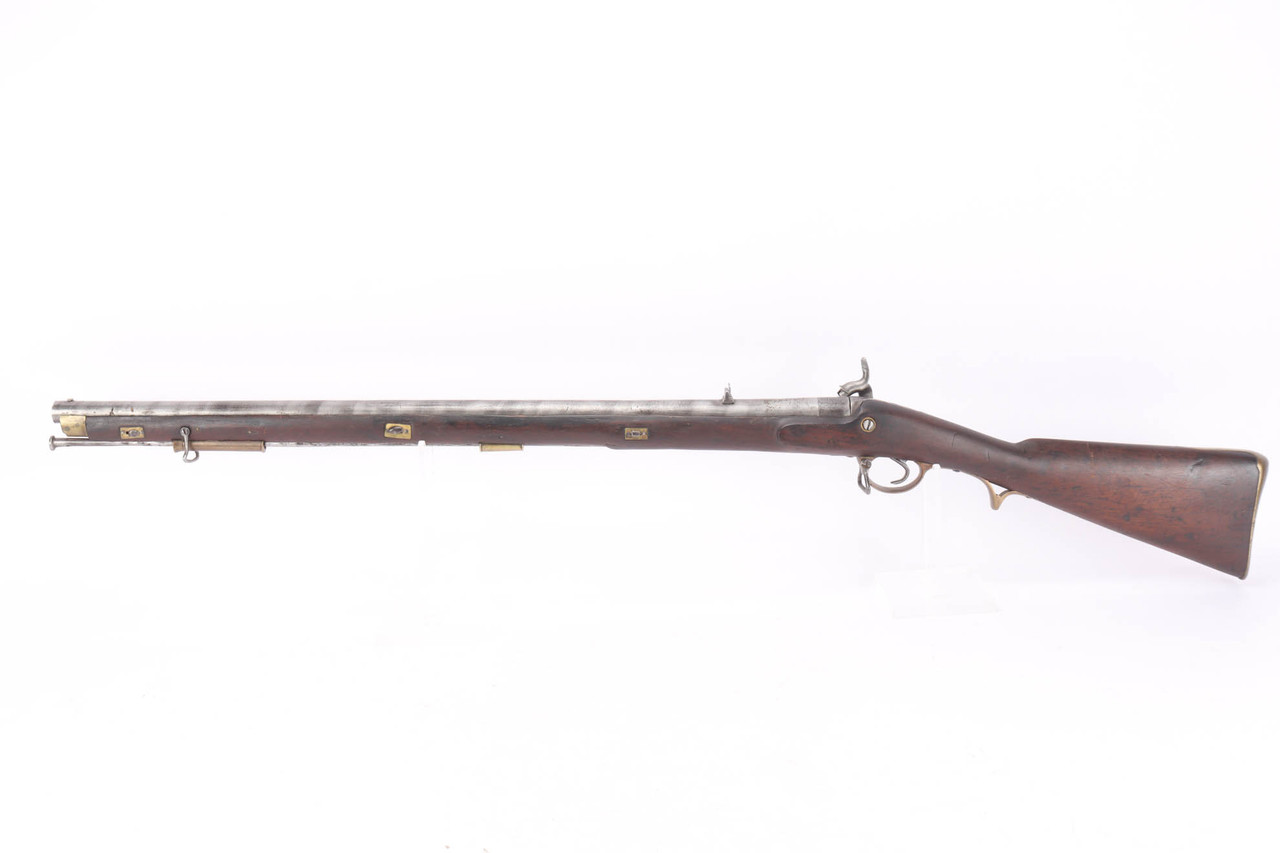 1800s Nepalese copy of the British Baker rifle - left side view