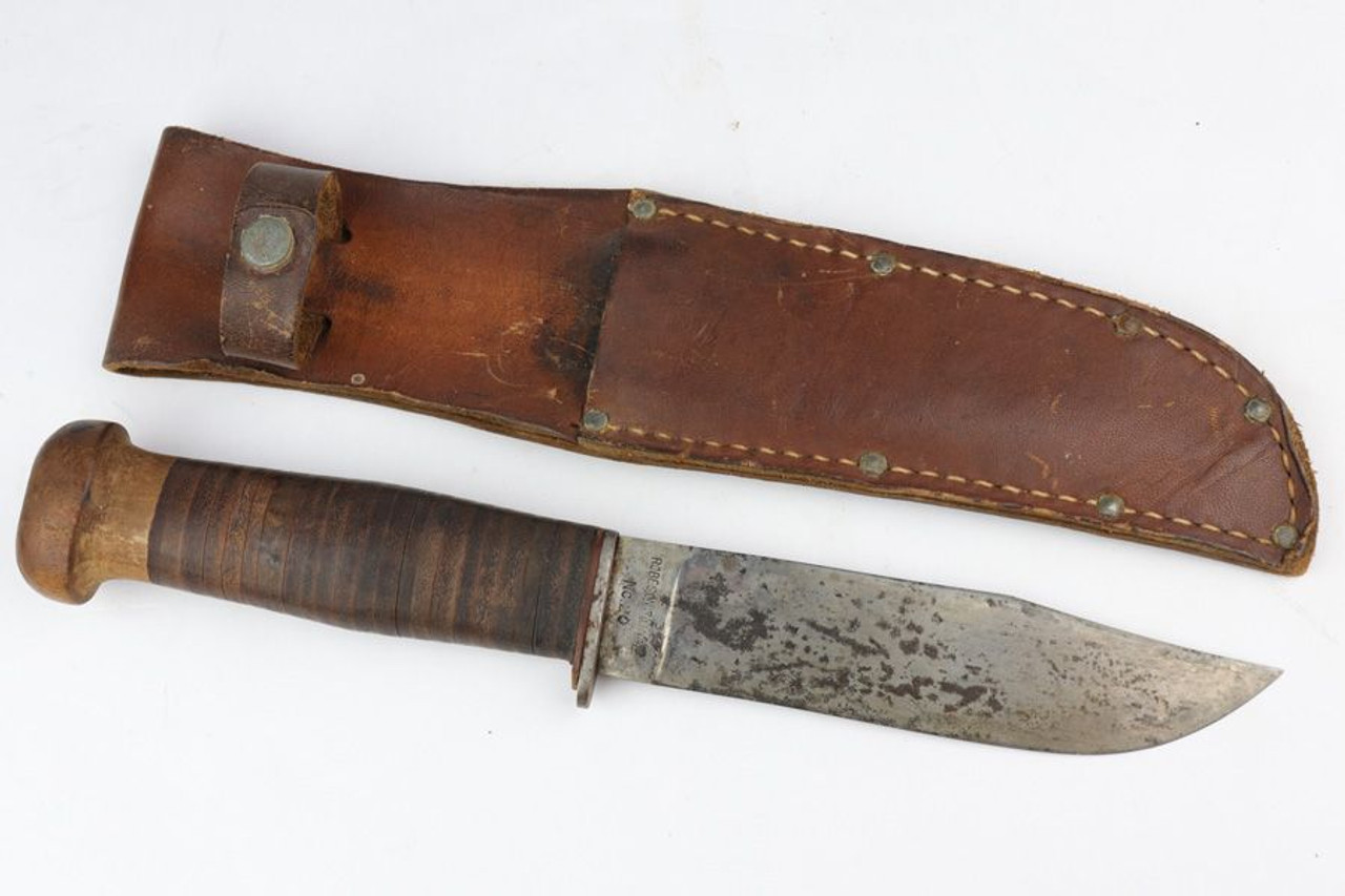 Robeson USN No. 20 Knife - Wood Pommel - 1