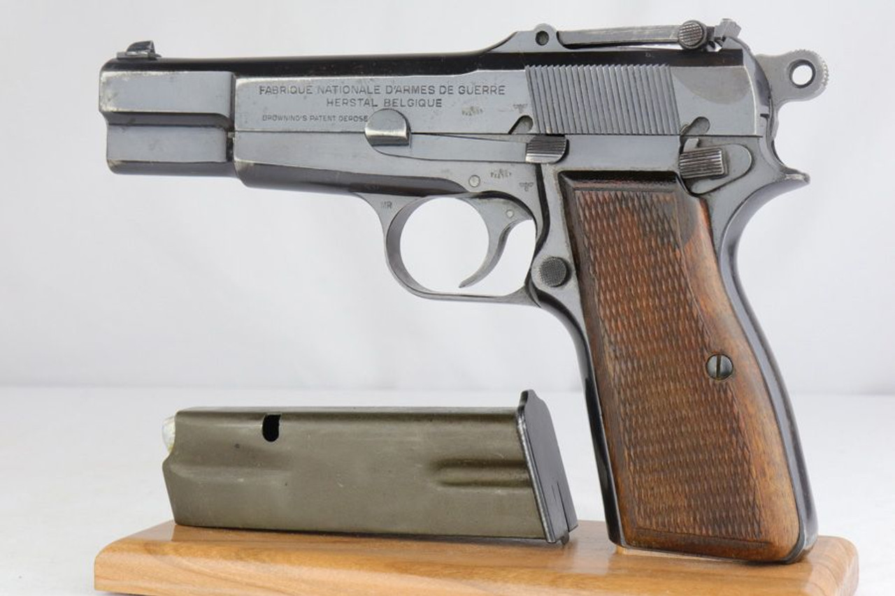 Scarce Nazi Browning Hi Power - Tangent Sight - 1