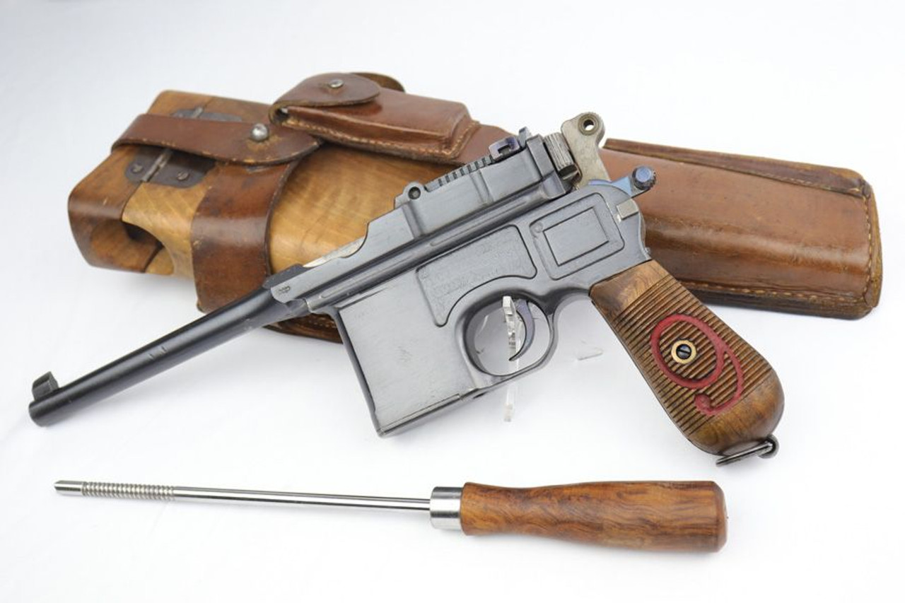 Beautiful Mauser C96 Broomhandle Rig - Red 9 - 1
