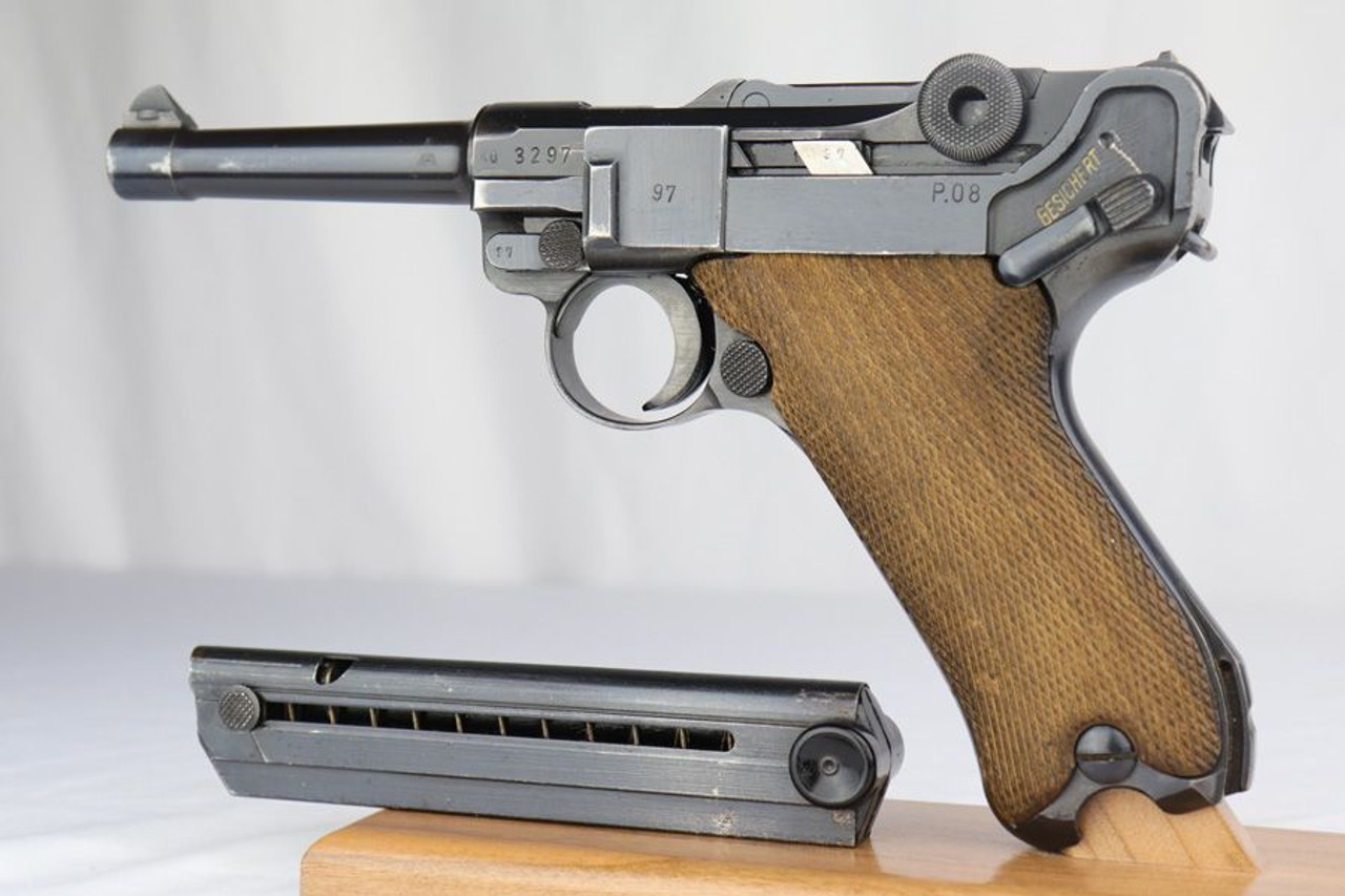 Rare Luftwaffe Mauser Luger - Ku Marked - 1