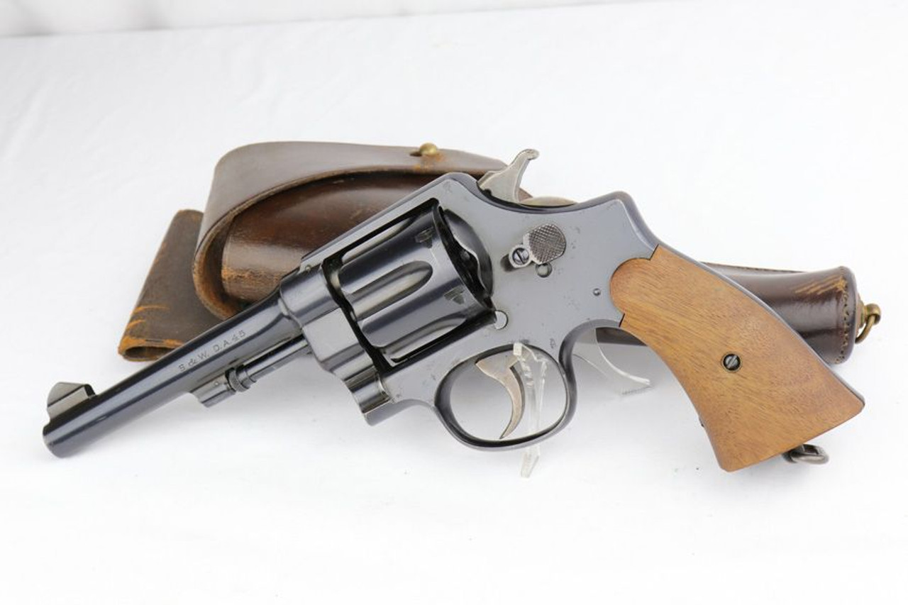 Smith & Wesson M1917 Revolver - Scarce Holster - 1