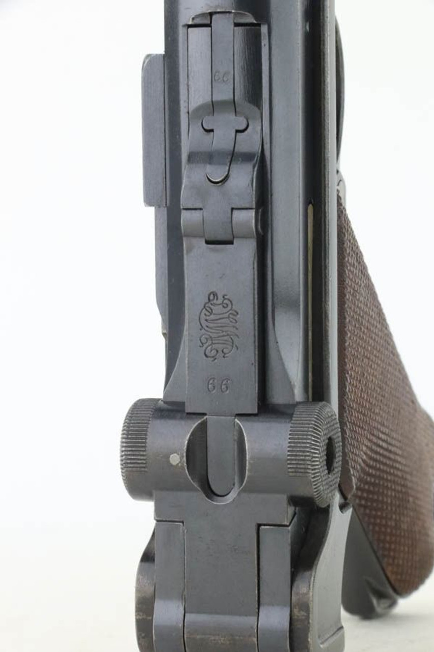 SOLD - Very Nice DWM LP.08 Artillery Luger w/ Shoulder Stock - 1917 mfg