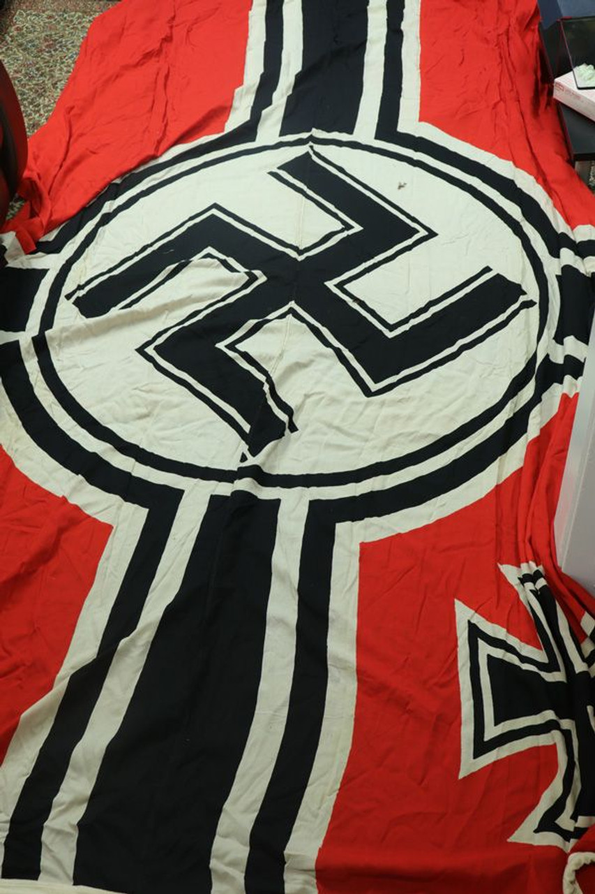 HUGE Kriegsmarine Battleship Flag - 1