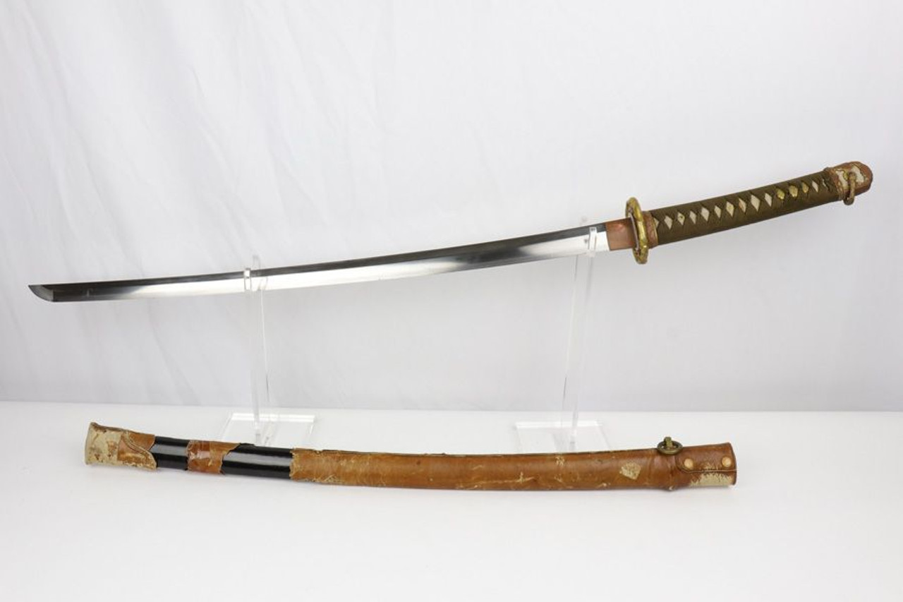 WWII Officer's Samurai Sword & Combat Scabbard - 1