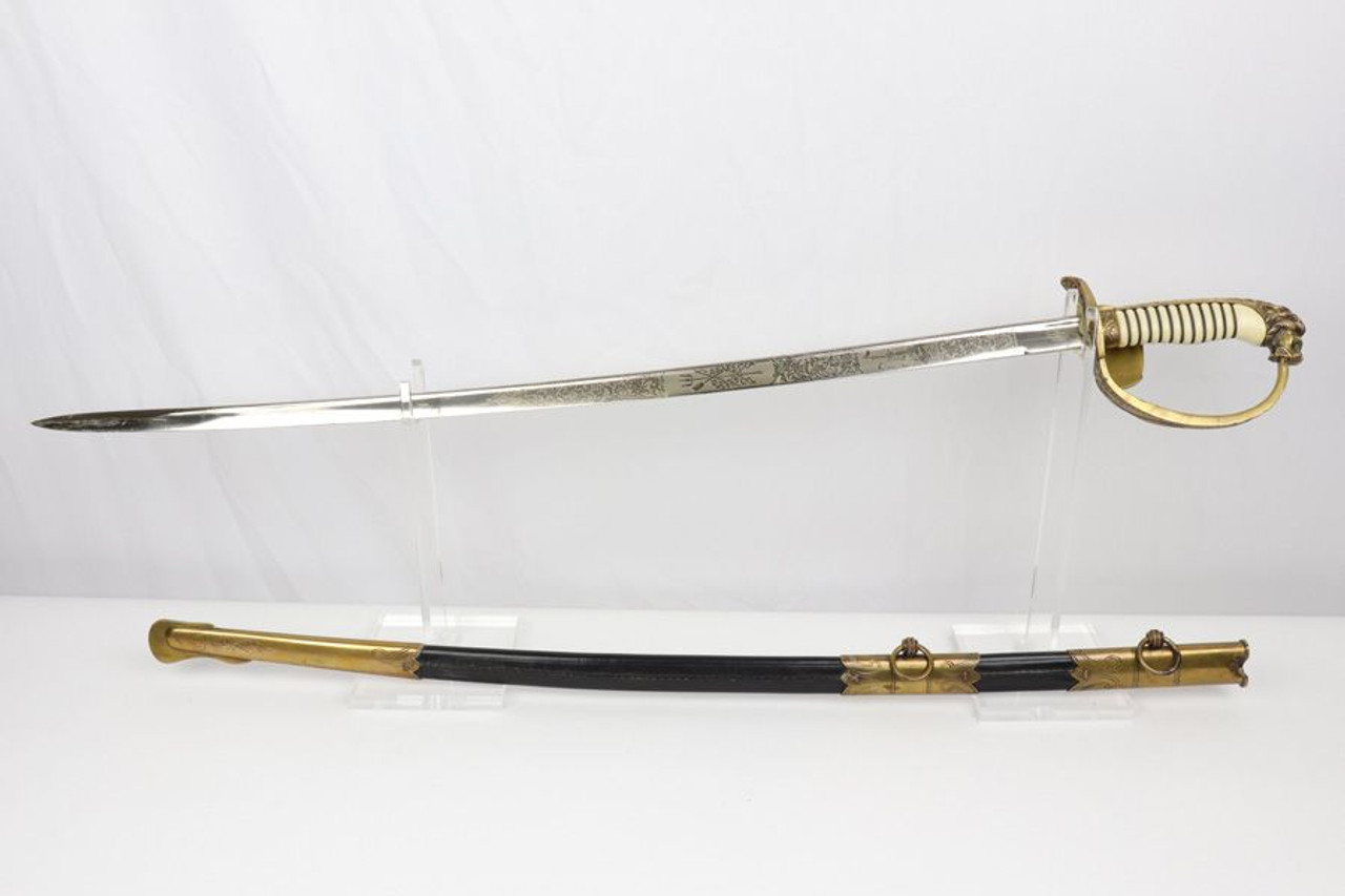 Kriegsmarine Officer's Sword - Triple Etched - 1