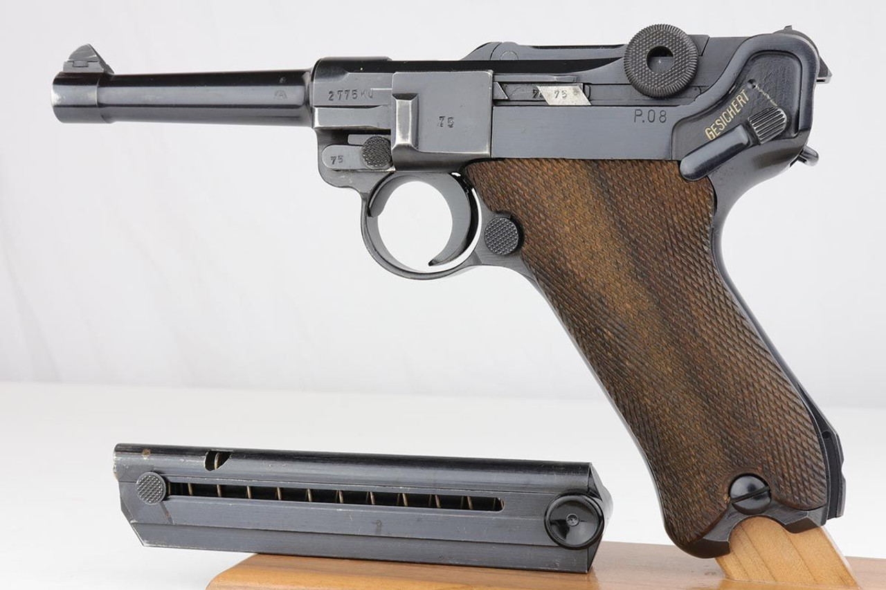 Rare, Fantastic Luftwaffe Mauser Luger - Ku Marked - 1