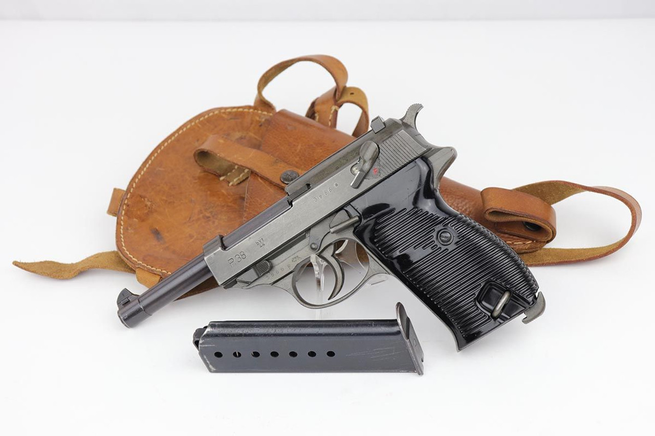 Excellent Dual-Tone Mauser P.38 - Shoulder Holster - 1