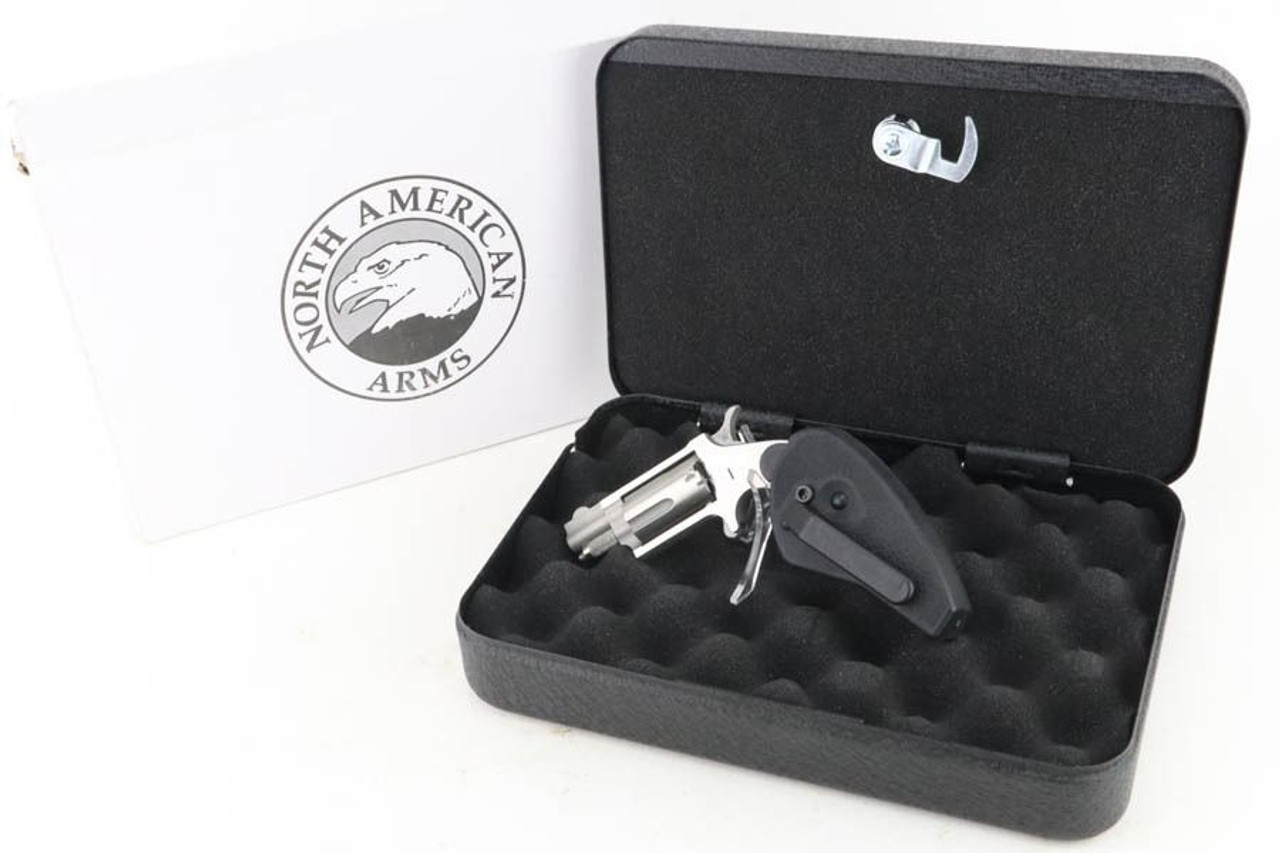 NIB North American Arms Revolver - .22 Mag W/ Holster Grip