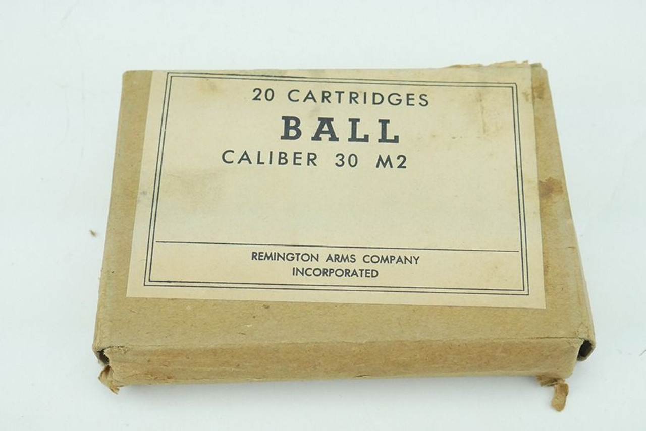 Surplus M2 Ball Ammo - 20 Round Box