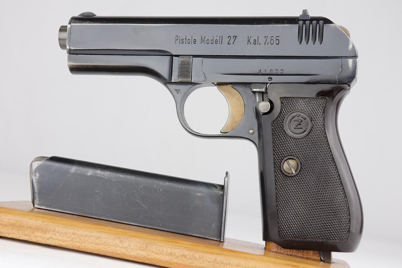 Scarce 1942 Police CZ 27 - Matching Magazine - 1