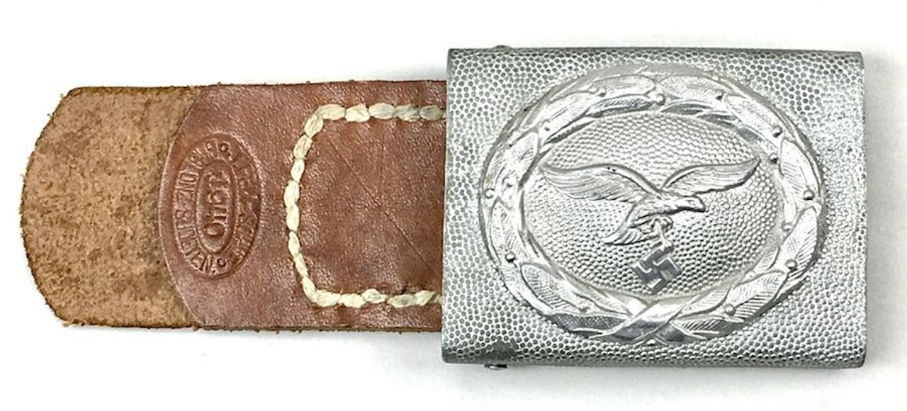 1940 Luftwaffe Belt Buckle & Tab - 1