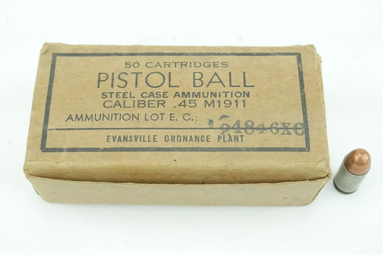 WW2 .45ACP Steel Ammo - Evansville