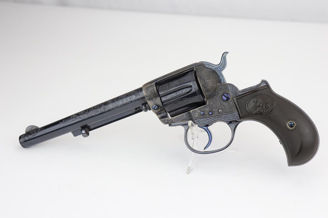 Exquisitely Engraved Colt Model 1877 Thunderer - 1
