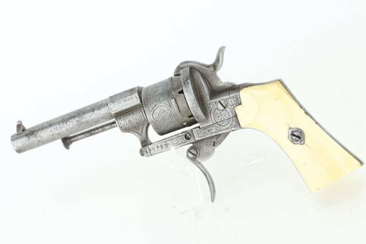Nice, Engraved Lefaucheux Pinfire Revolver