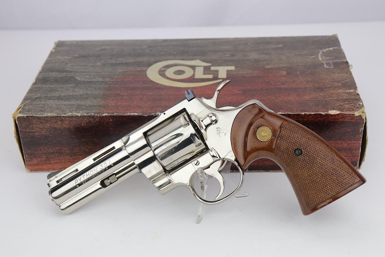 Scarce, Nickel Colt Python - 1978 - 1