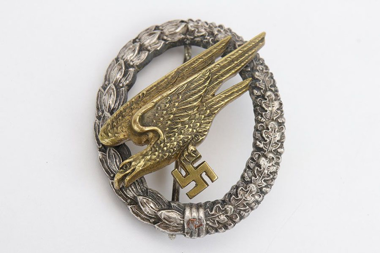 Rare Luftwaffe Paratrooper Badge - 1