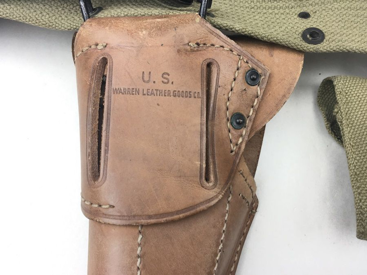 WWII US Utility belt, magazine pouch and first aid pouch