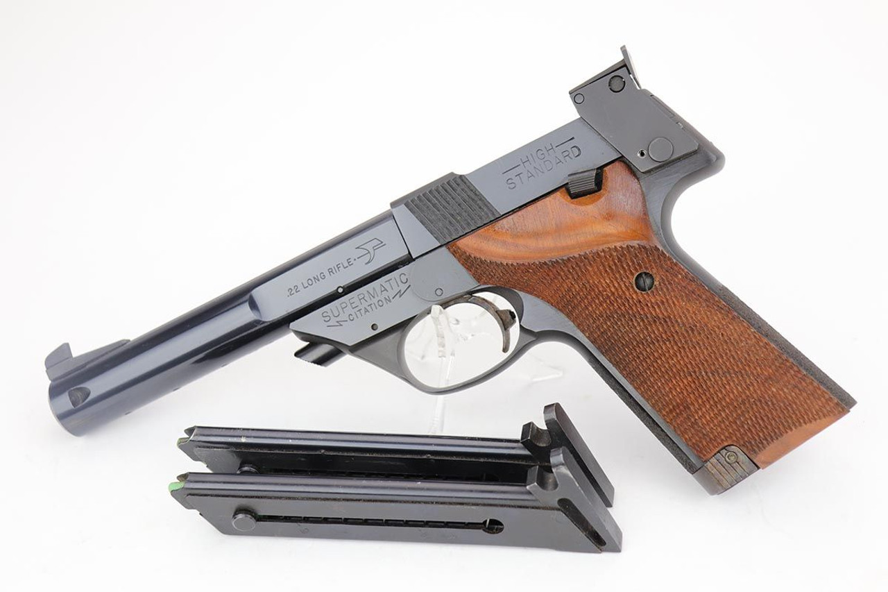 Beautiful High Standard Model 107 Military - Supermatic Citation - 1