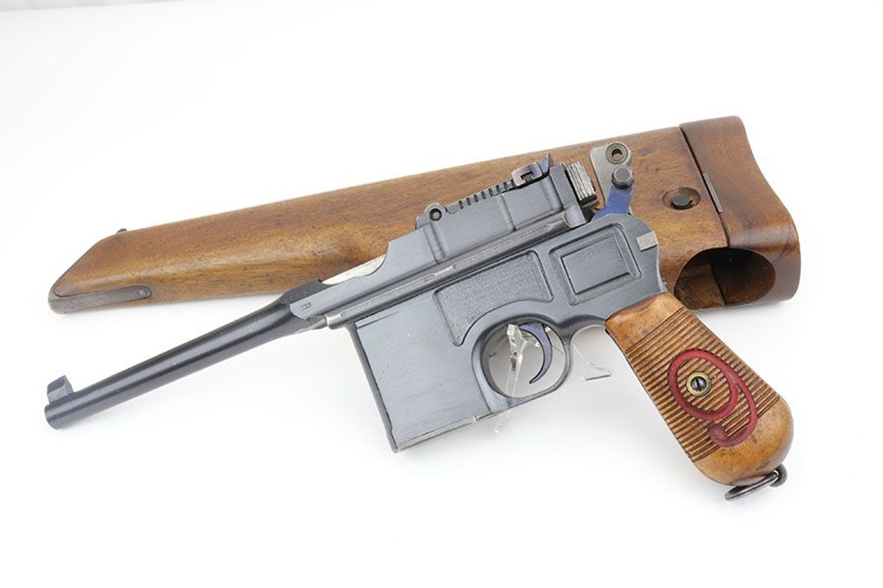Prussian Red 9 Military Broomhandle - 1