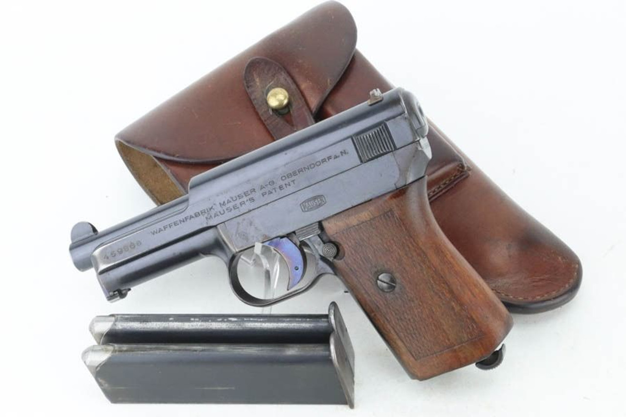 Rare 1933 Reichsmarine Mauser M1914 Rig - Matching Holster
