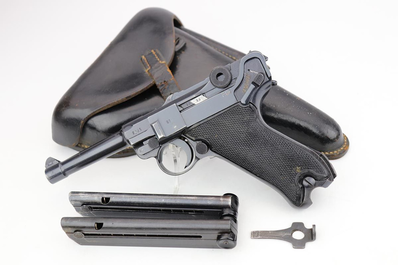 1941 Black Widow Mauser Luger Rig - 1