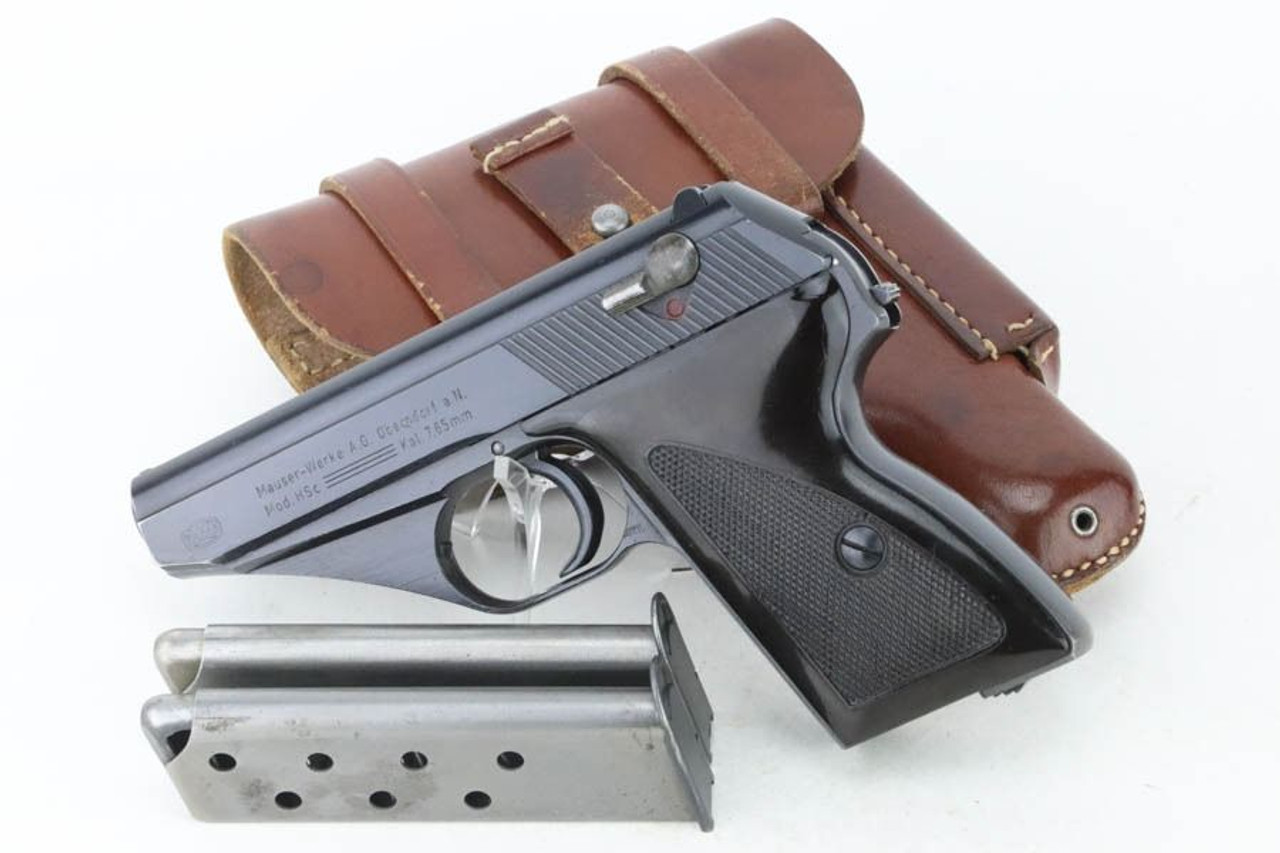 Beautiful, End-of-War Mauser HSC Rig - Black Grips