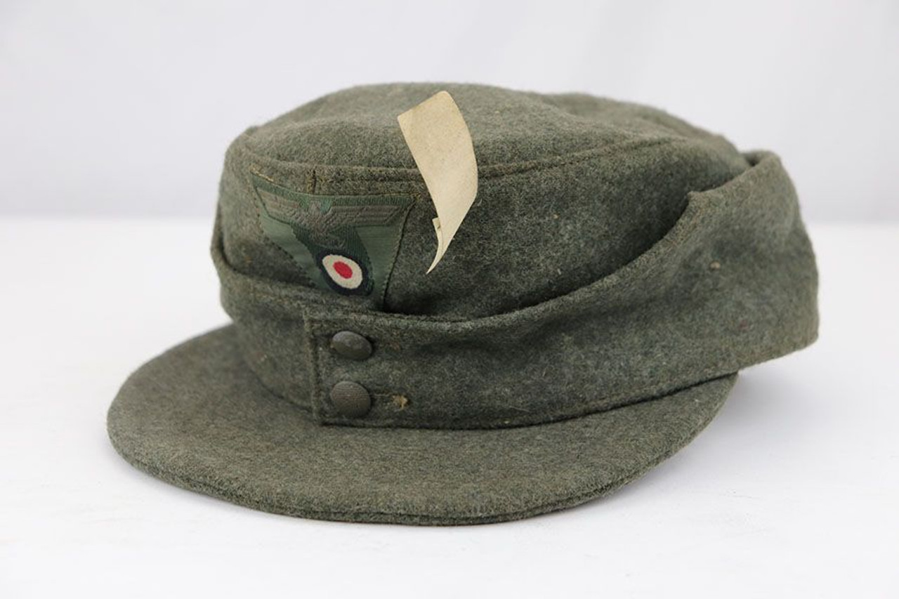 WW2 Nazi Army Wool Hat - Mountain Cap - 1