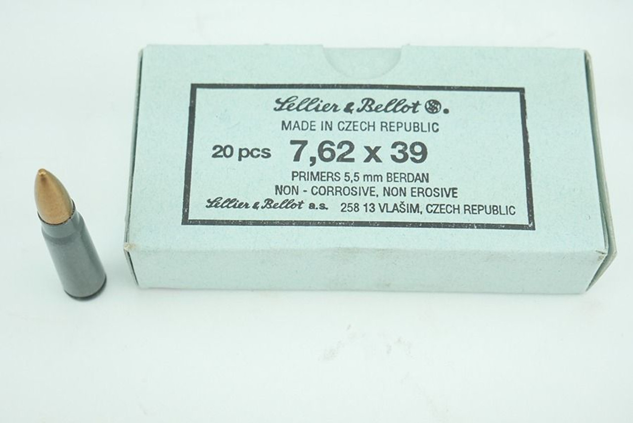 Vintage Sellier & Bellot 7.62x39 Ammo - 200 Rounds