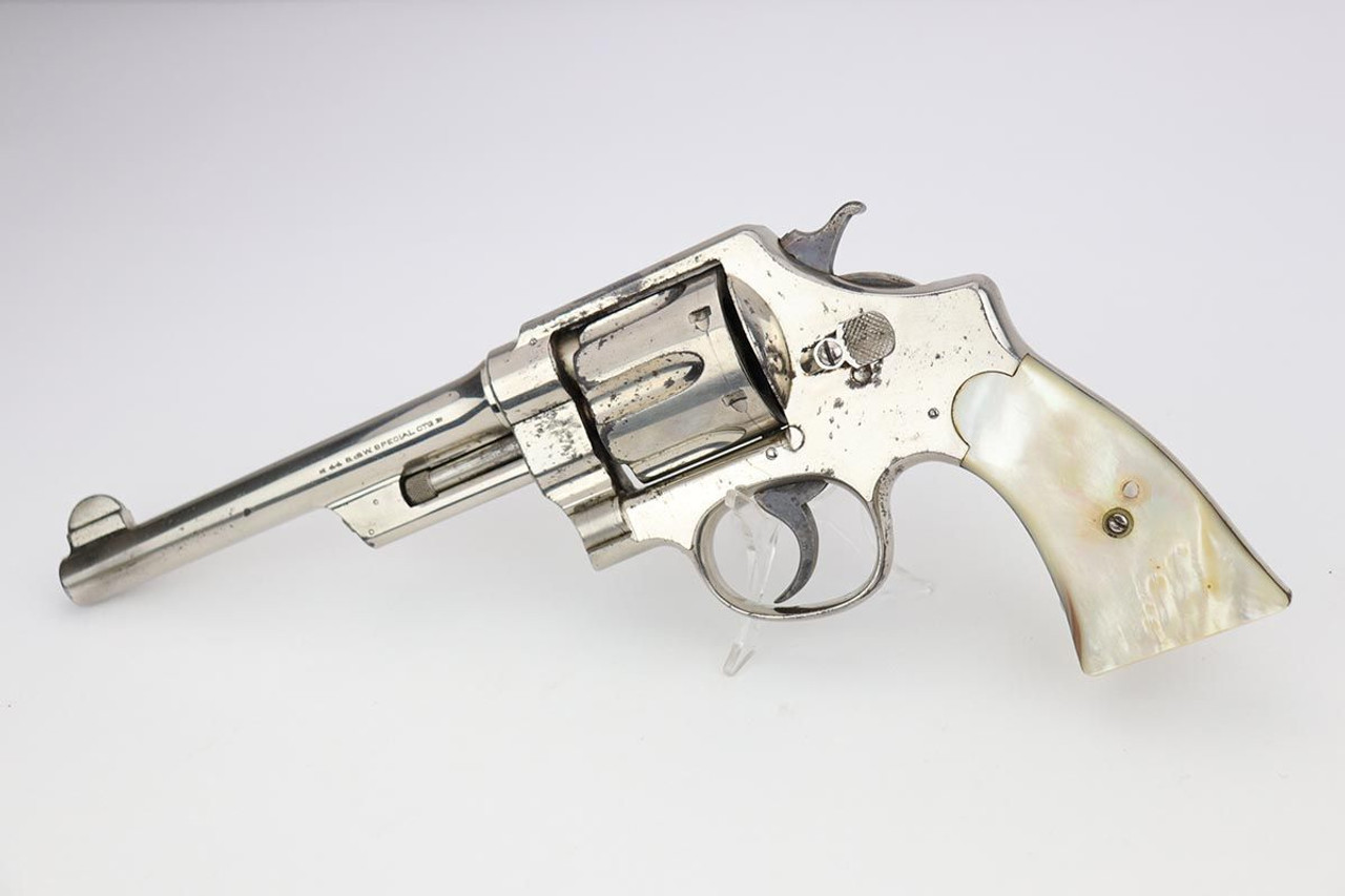 Nickel Smith & Wesson First Model Hand-Ejector - 1