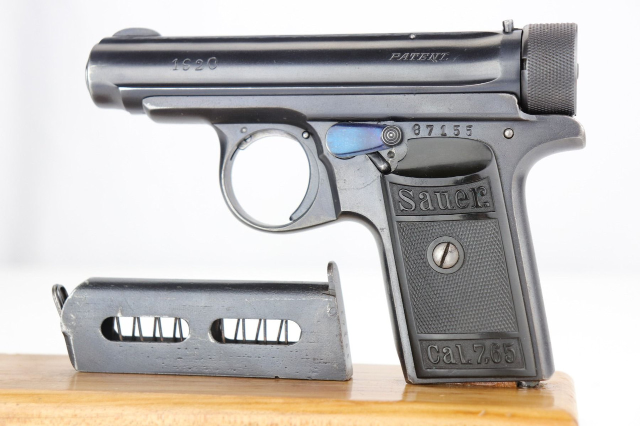 Excellent Police Sauer M1913 - Matching Magazine - 1