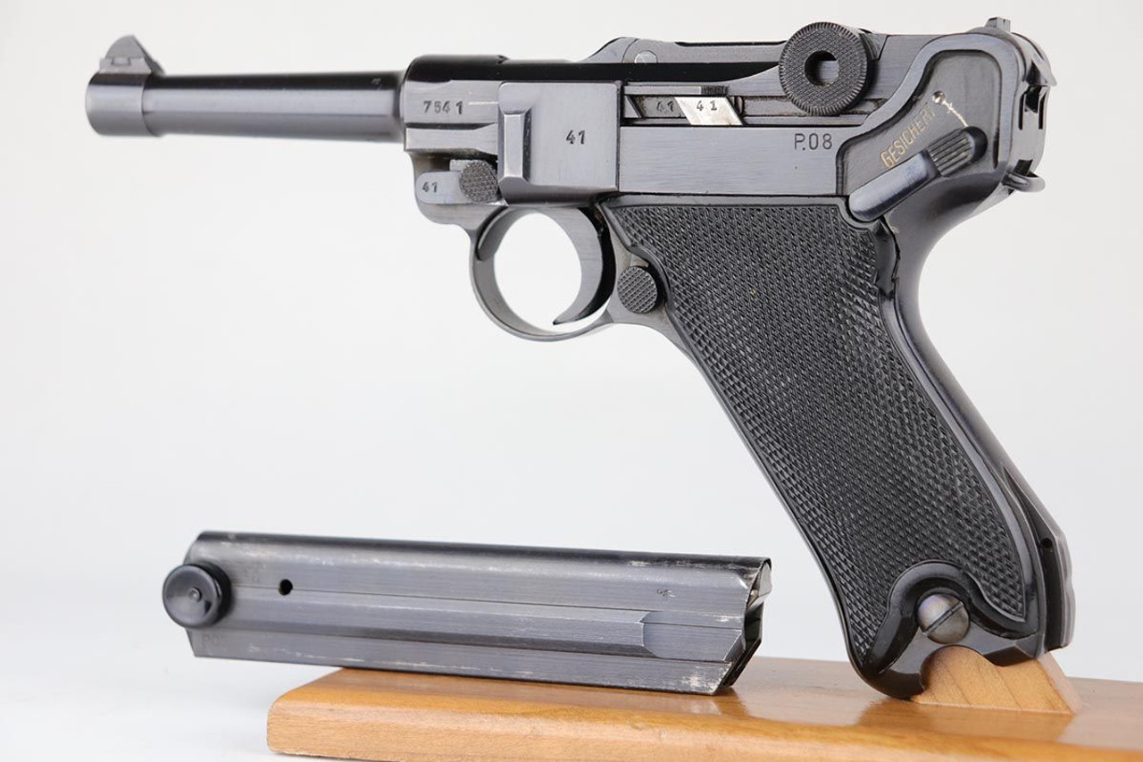 Beautiful Black Widow Mauser Luger - 1942 - 1