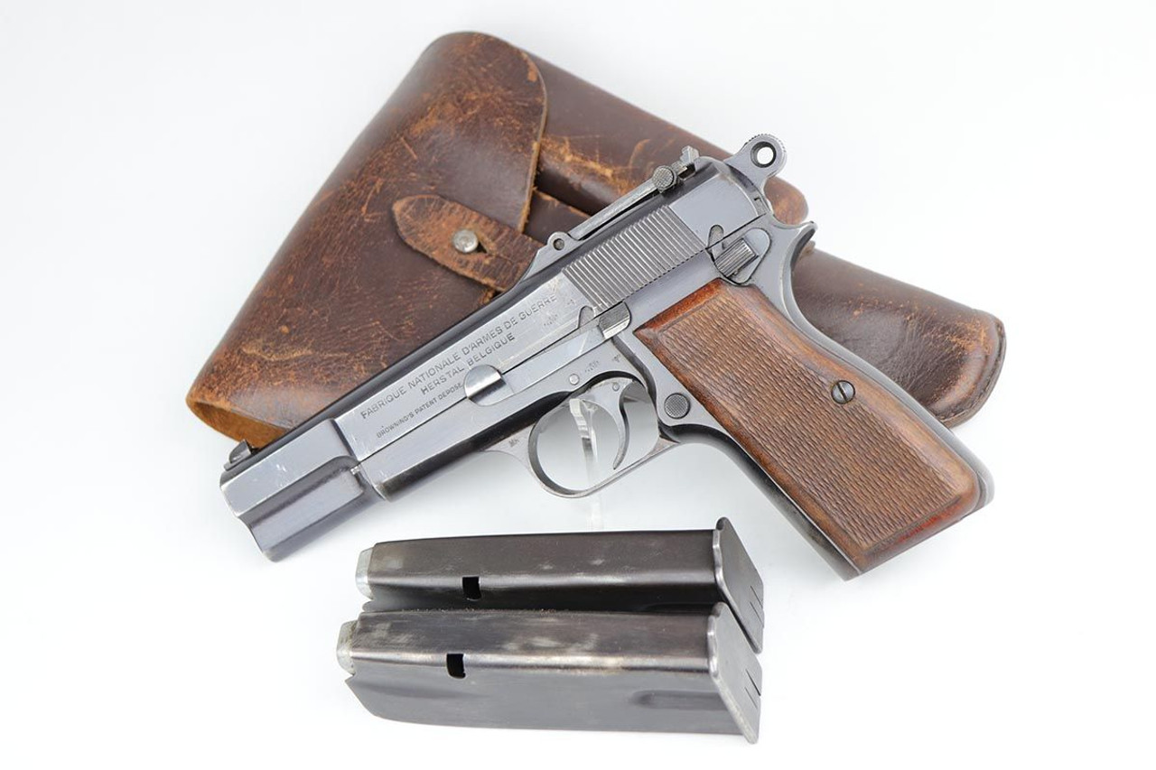Scarce FN Browning Hi Power Rig - Tangent Sight - 1