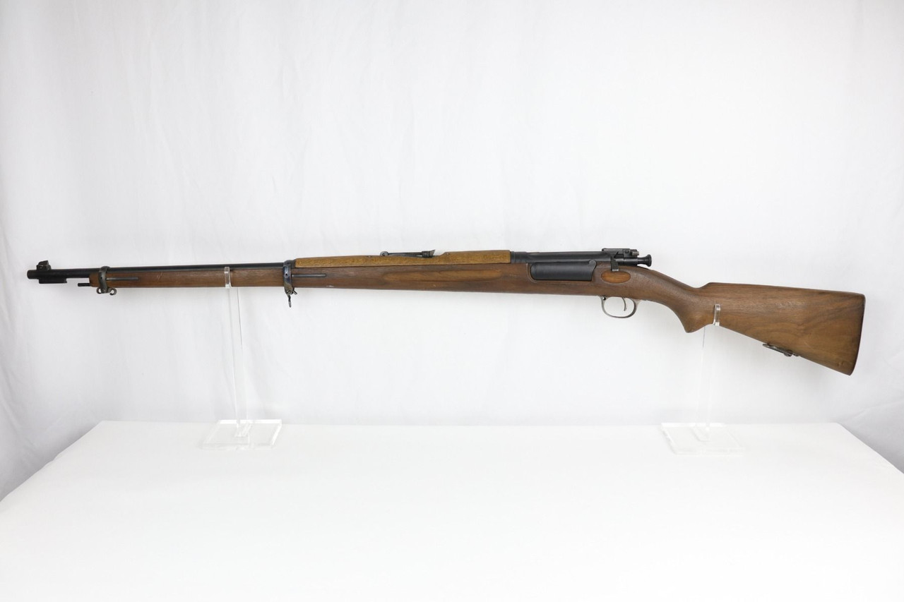 Rare, Mint Nazi Krag Jorgensen Rifle & Bayonet - 1944 "Stomperud" - 1