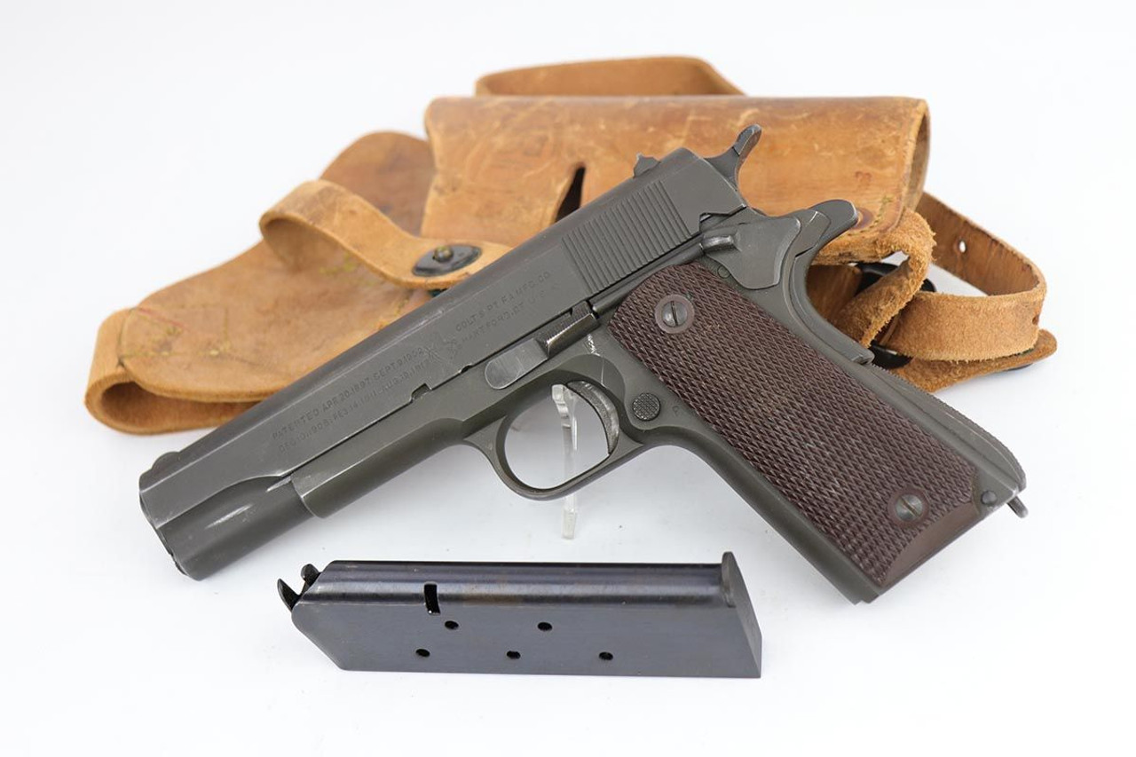 Beautiful 1942 Colt 1911A1 & Shoulder Holster - 1