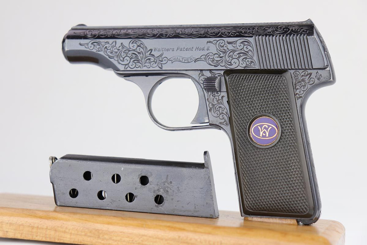 Beautifully Engraved Walther Model 8 - 1