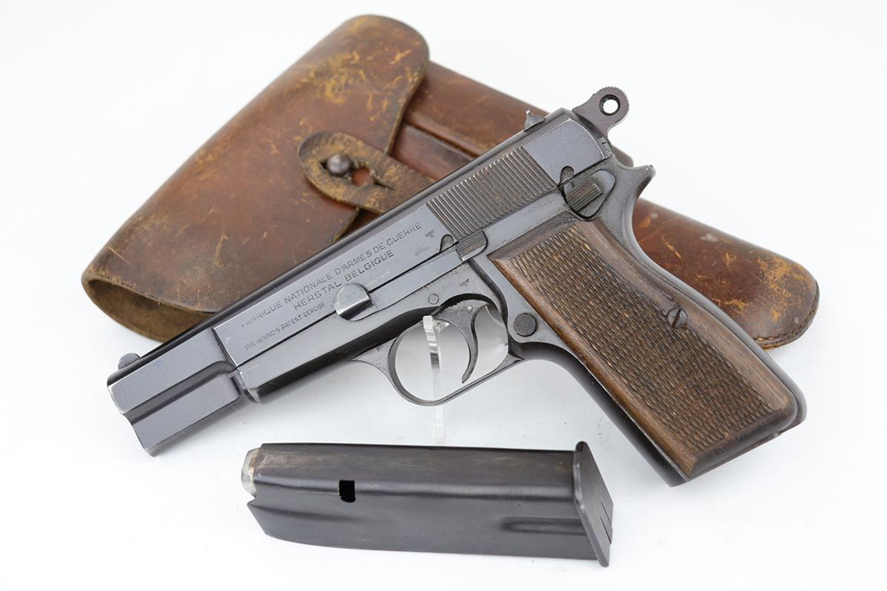 Nazi FN Browning Hi Power & Holster - 1