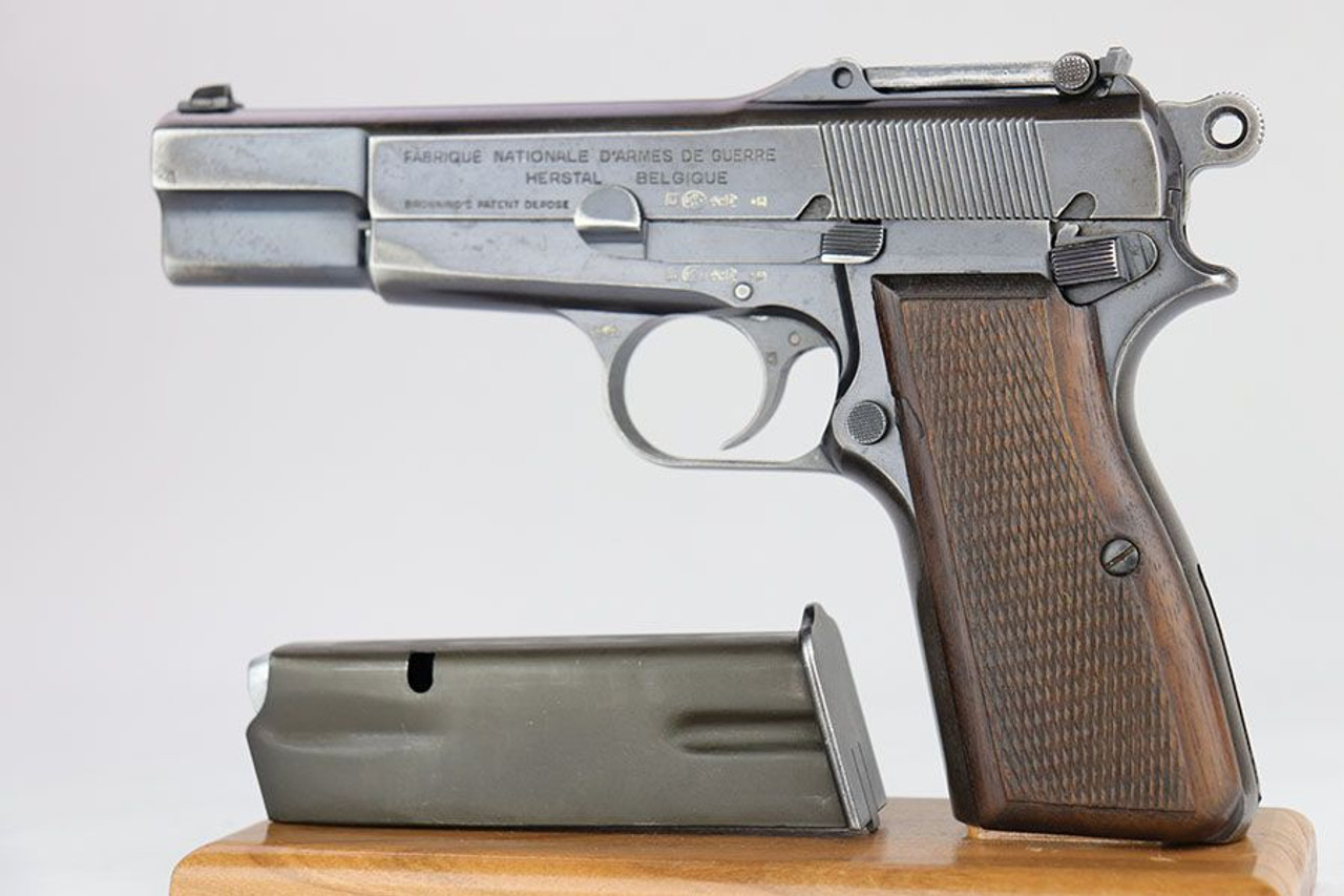 Nazi FN Browning High Power - Slotted Frame - 1