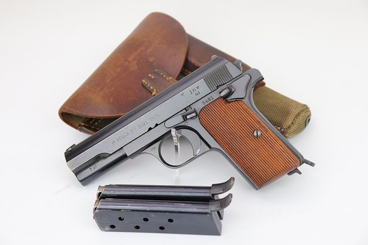 Early Nazi Femaru Model 37 Rig - Two Matching Magazines - 1