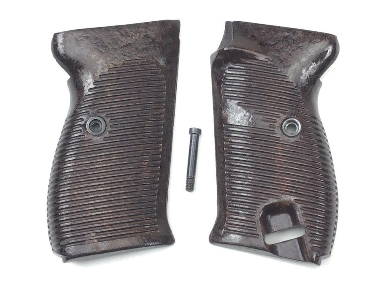 Reddish / Brown P.38 Bakelite Grips - 1