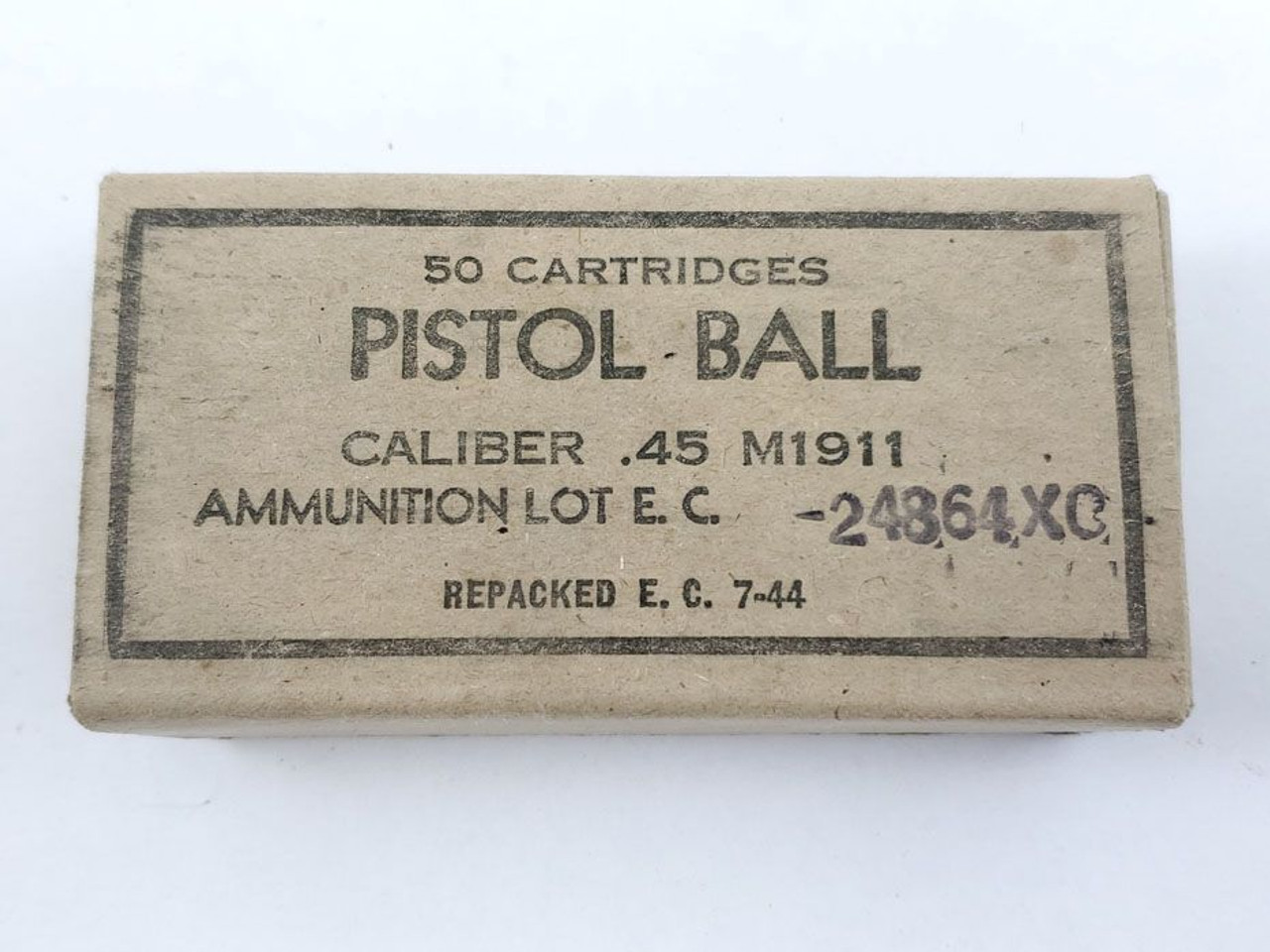 M1911 .45 Caliber Ammo - WW2 Vintage - 1
