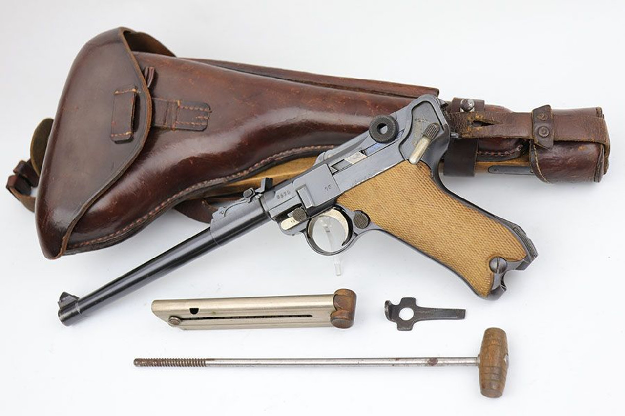 Superb 1917 DWM Artillery Luger Rig - Matching Magazine & Stock - 1