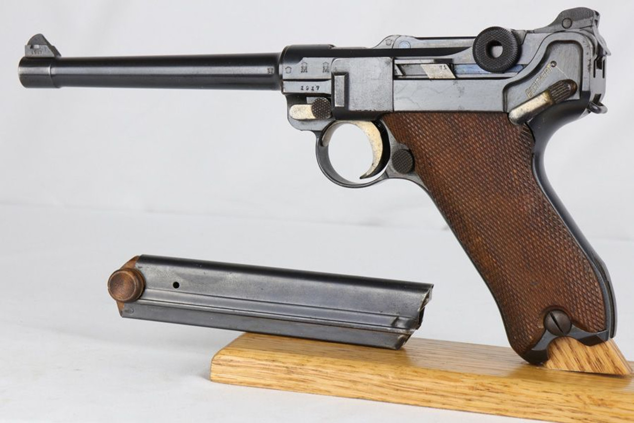 Scarce 1917 Navy DWM Luger - Matching Magazine - 1
