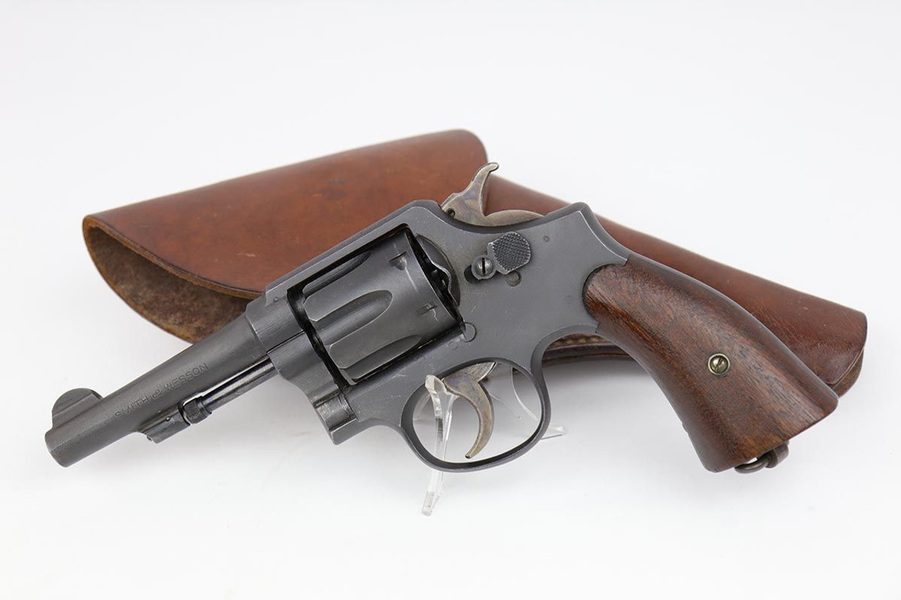 Terrific Smith & Wesson Victory Revolver & Holster - 1
