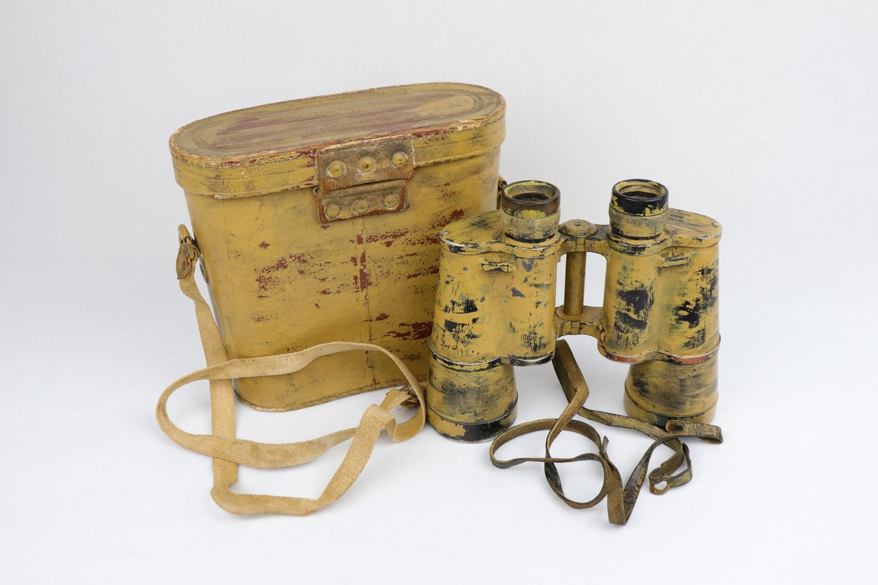 WW2 German Nazi Binoculars - Afrika Korps - 1